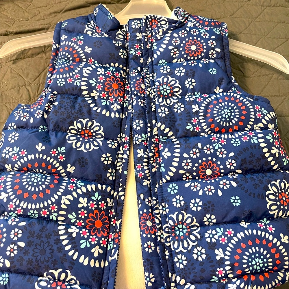 NWOT Gymboree Blue Puffer Vest Size Medium